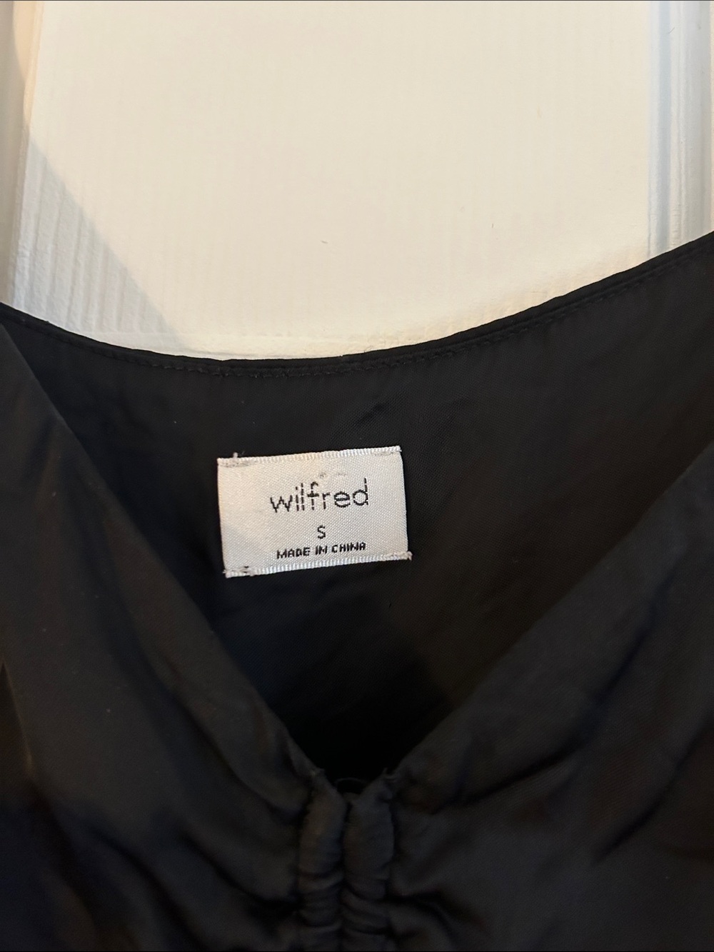 Wilfred Black Ruched Drawstring Cami - Picture 2 of 3